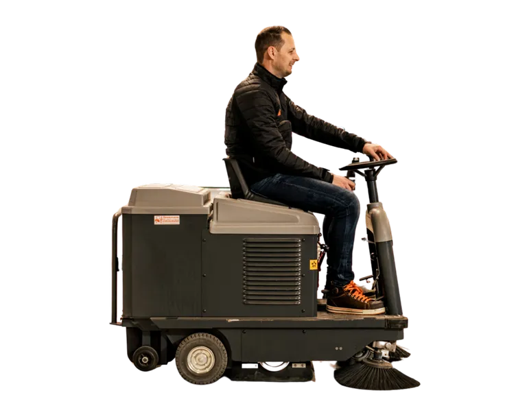 Machinesoort veegmachine met belofte van Beekmans