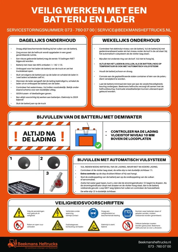 Veiligheidstips accu laden